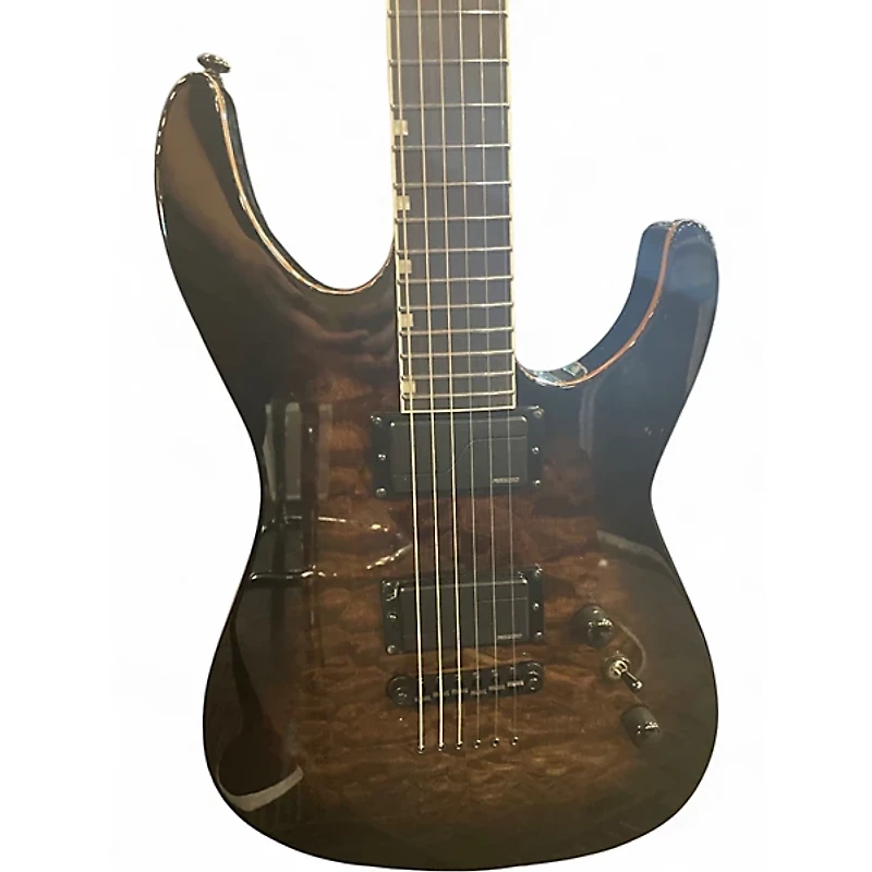 Used ESP LTD JM-II BLACK SHADOW BURST Solid Body Electric Guitar