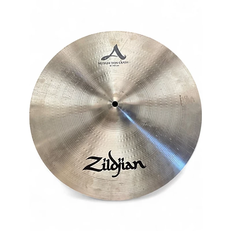 Used Zildjian 16in A Custom Medium Thin Crash Cymbal