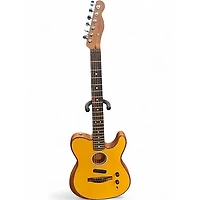Used Fender Acoustasonic Player Telecaster Butterscotch Blonde Acoustic Electric Guitar