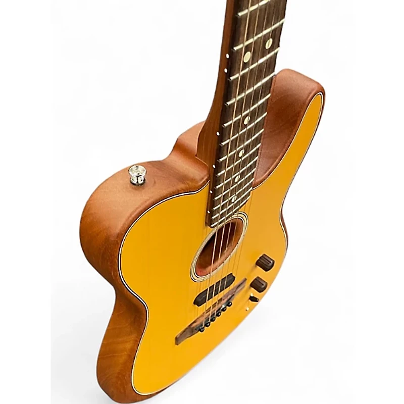 Used Fender Acoustasonic Player Telecaster Butterscotch Blonde Acoustic Electric Guitar