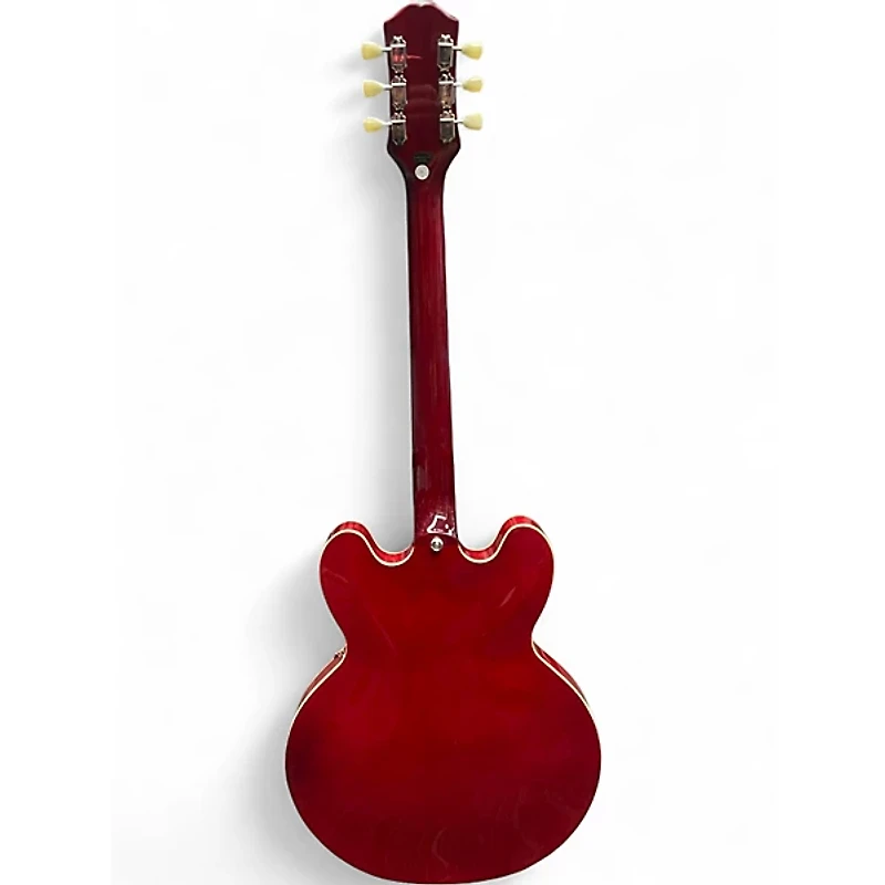 Used Epiphone ES355 Candy Apple Red Hollow Body Electric Guitar