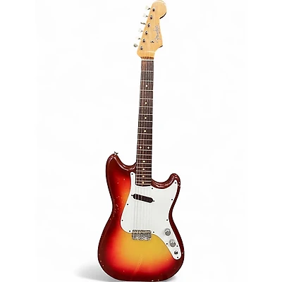 Vintage 1962 Fender Musicmaster Sunburst Solid Body Electric Guitar
