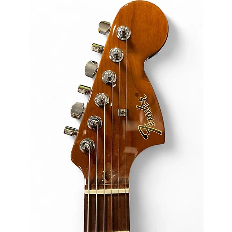 Used Fender TOM DELONGE STARCASTER Shoreline Gold Hollow Body Electric Guitar