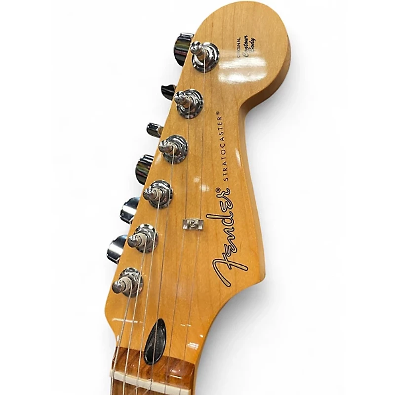 Used Fender Player Stratocaster Black Solid Body Electric Guitar