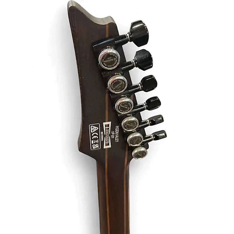 Used Ibanez RGD61ALET Silver Solid Body Electric Guitar