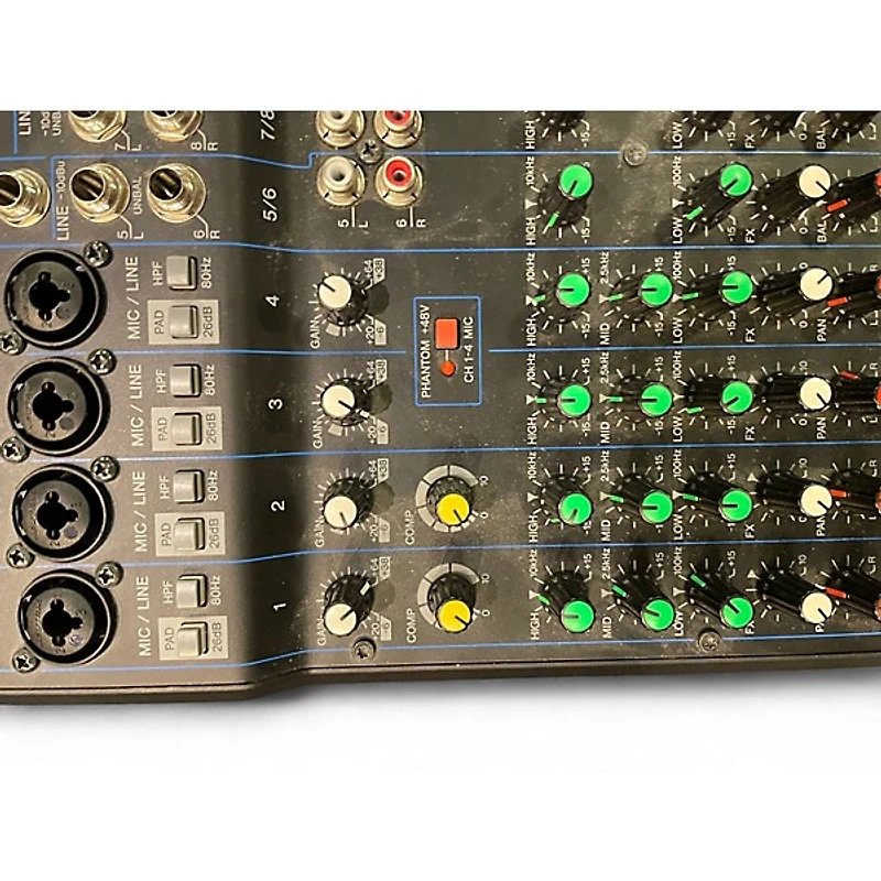 Used Yamaha MG10XU Unpowered Mixer
