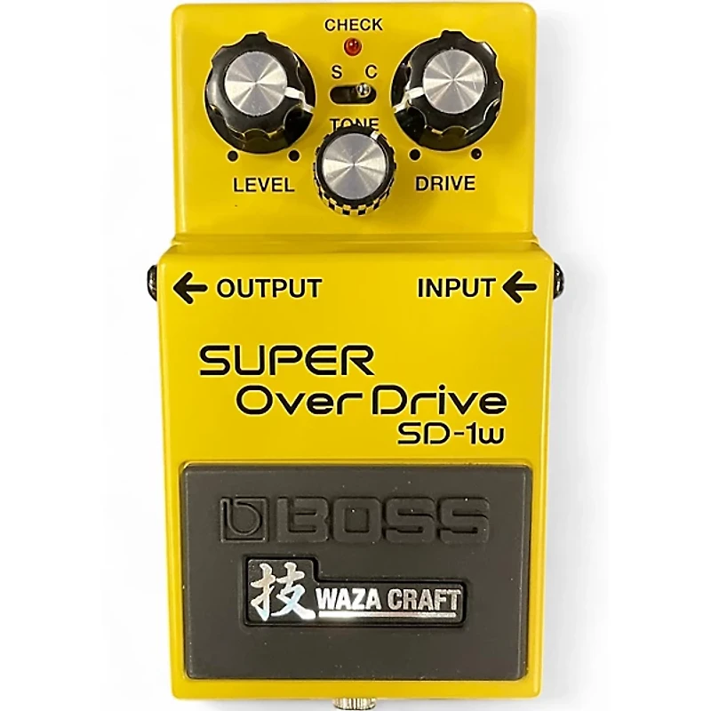 Used BOSS SD1W Super Overdrive Waza Craft Effect Pedal