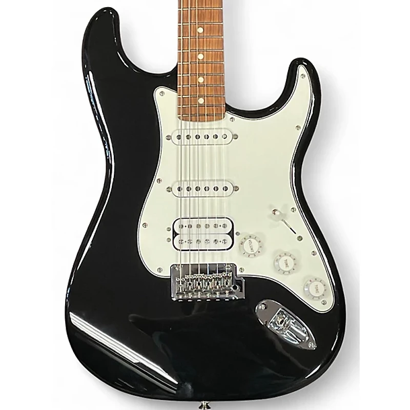 Used Fender Player Stratocaster HSS Black Solid Body Electric Guitar