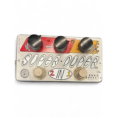 Used ZVEX Vexter Super Duper 2 In 1 Overdrive Effect Pedal
