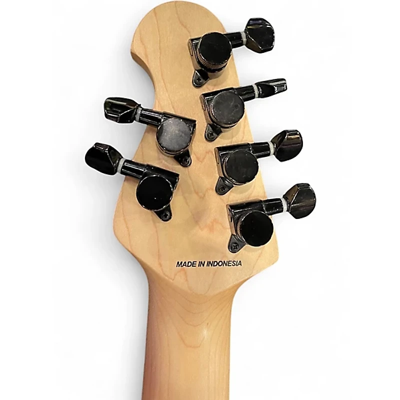 Used Sterling by Music Man JP60 Black Solid Body Electric Guitar