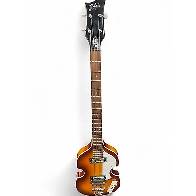Used Hofner HIBBPE 2 Color Sunburst Electric Bass Guitar