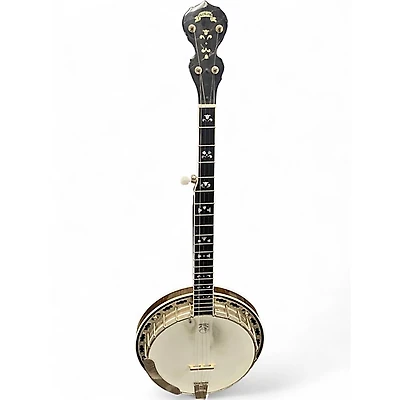 Used Deering Maple Blossom Professional Brown Banjo