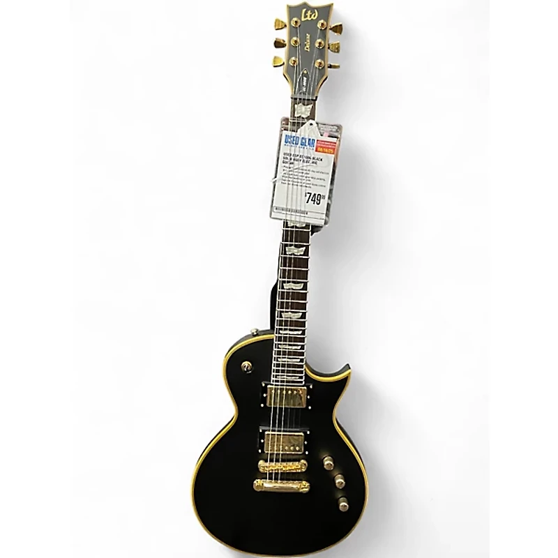 Used ESP EC1000 Black Solid Body Electric Guitar