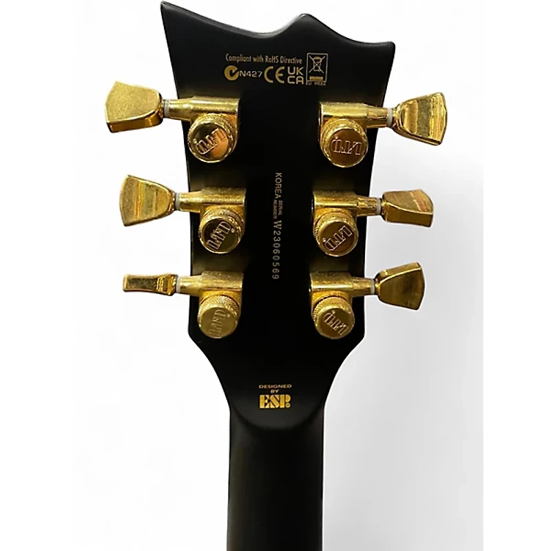 Used ESP EC1000 Black Solid Body Electric Guitar