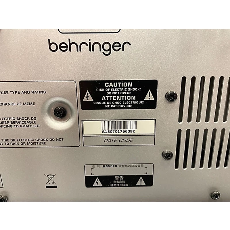 Used Behringer ULTRATONE KXD12 Keyboard Amp