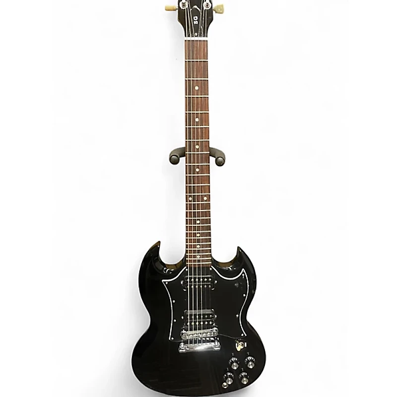 Used Gibson SG Standard Black Solid Body Electric Guitar