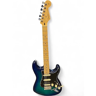 Used Fender Player Stratocaster HSS Plus Top Blue Burst Solid Body Electric Guitar