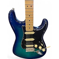 Used Fender Player Stratocaster HSS Plus Top Blue Burst Solid Body Electric Guitar