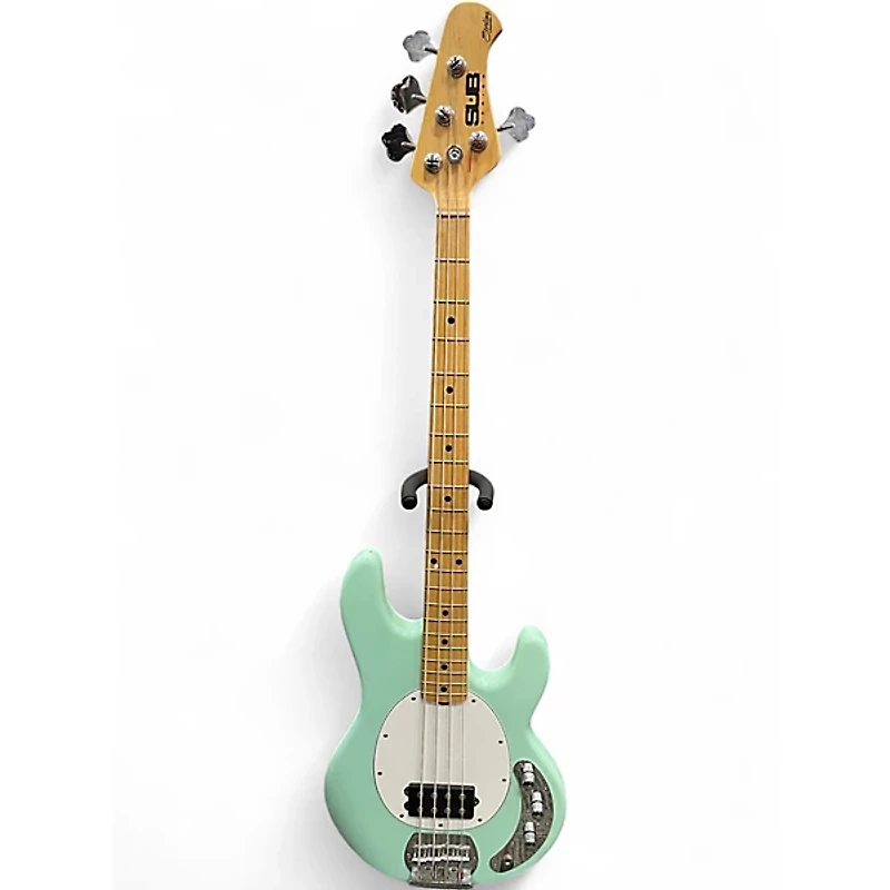 Used Sterling by Music Man Ray4 Mint Green Electric Bass Guitar