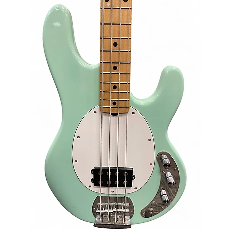 Used Sterling by Music Man Ray4 Mint Green Electric Bass Guitar