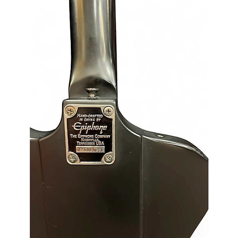 Used Epiphone Nikki Sixx Signature Blackbird Black Electric Bass Guitar