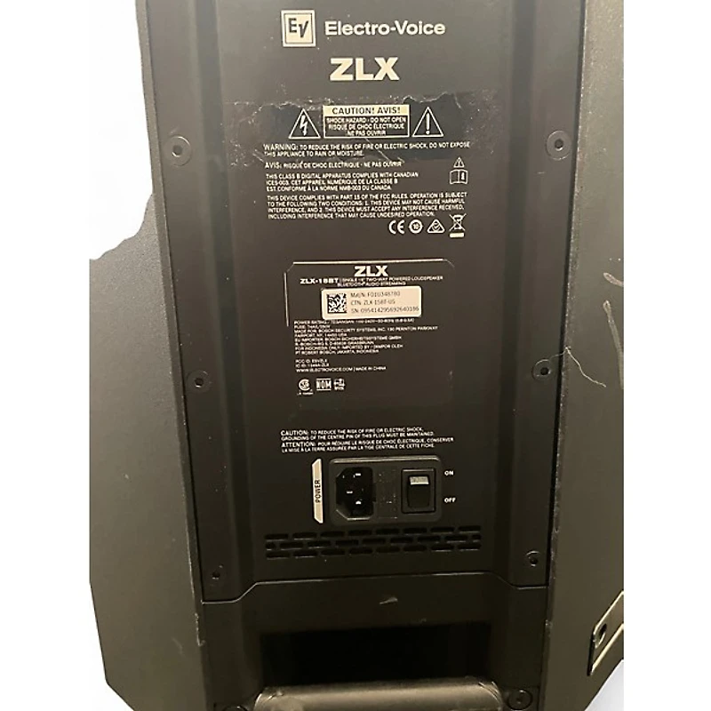 Used Electro-Voice ZLX 15BT Powered Speaker