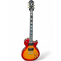 Used Epiphone Prophecy Les Paul Custom Plus Cherry Sunburst Solid Body Electric Guitar