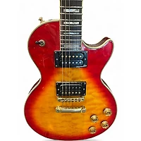 Used Epiphone Prophecy Les Paul Custom Plus Cherry Sunburst Solid Body Electric Guitar