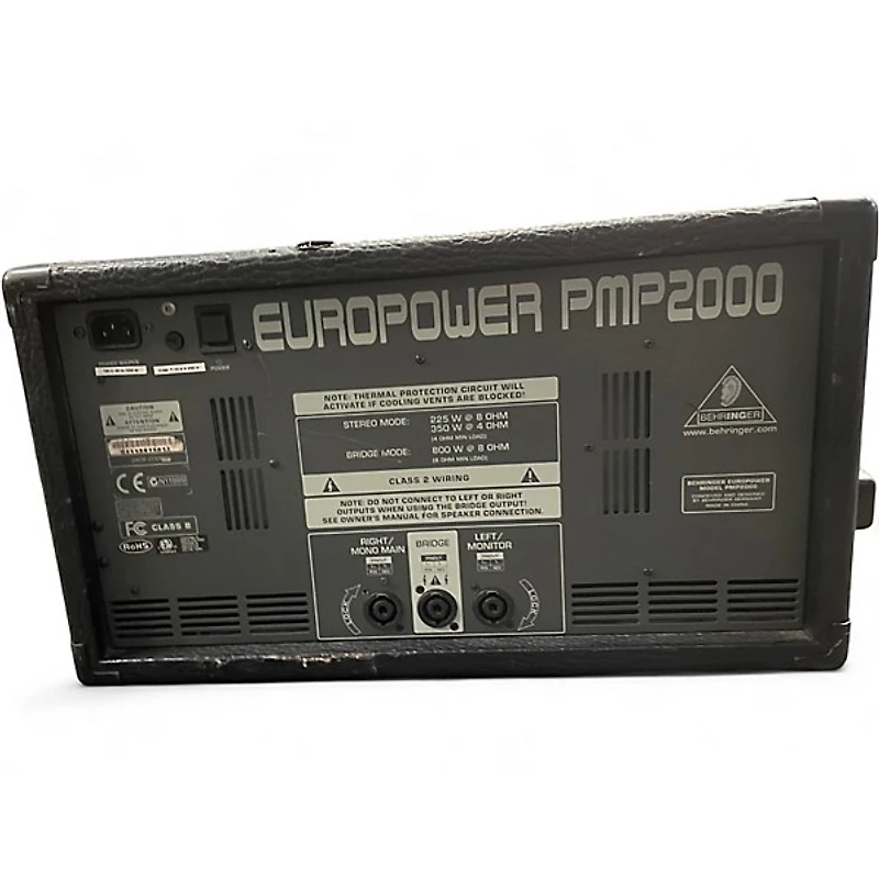 Used Behringer Europower PMP2000 Powered Mixer