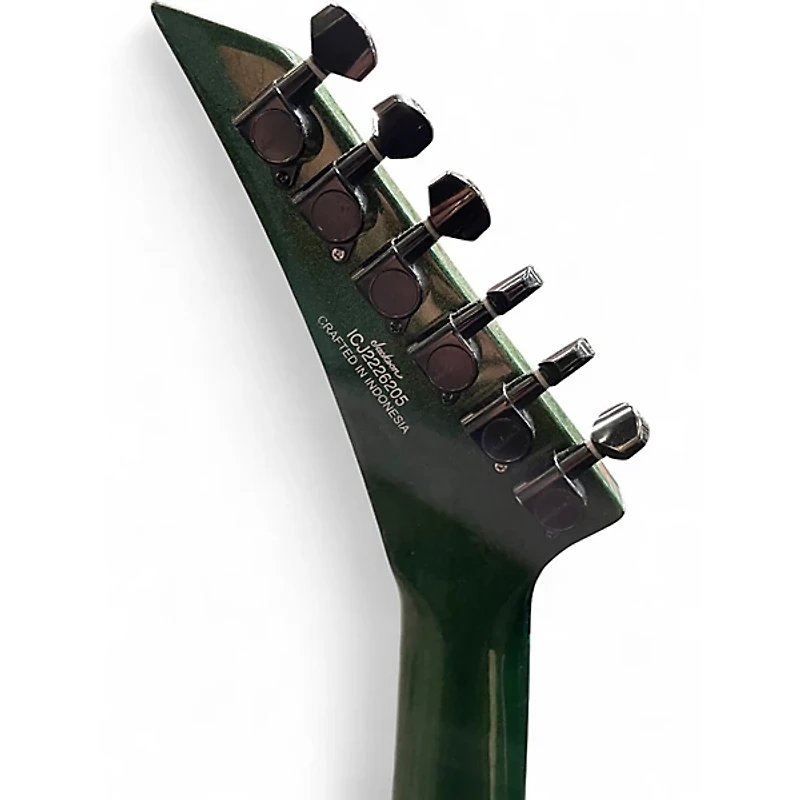 Used Jackson SLX Soloist Manalishi Green Solid Body Electric Guitar