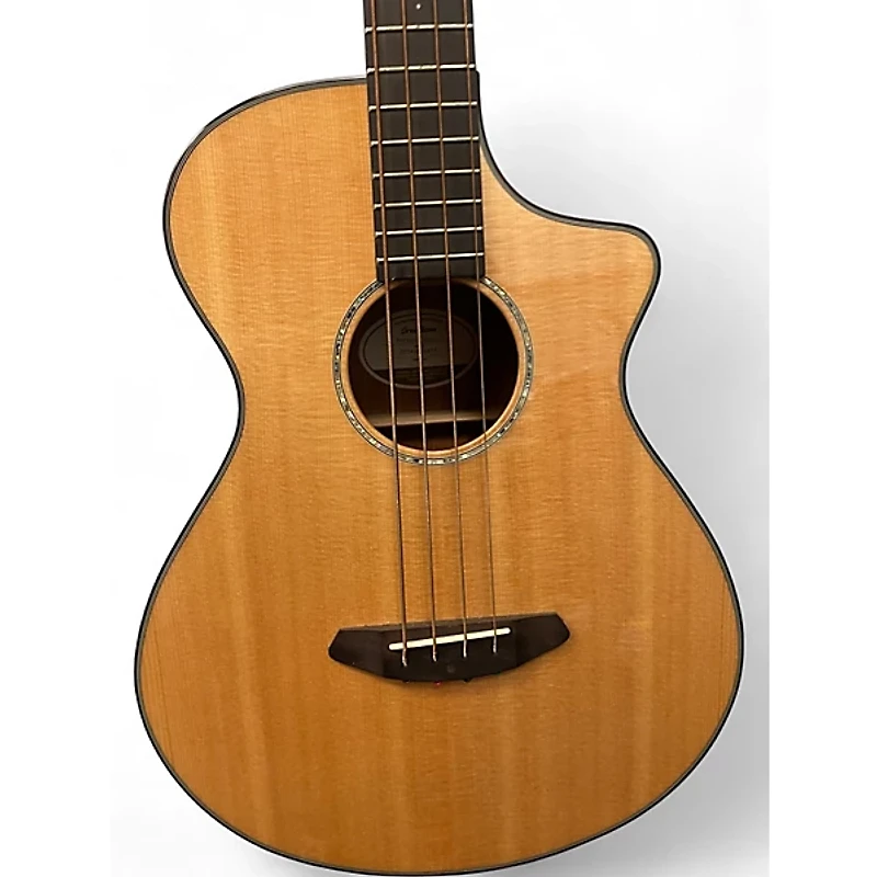 Used Breedlove PURSUIT BASS Natural Acoustic Bass Guitar