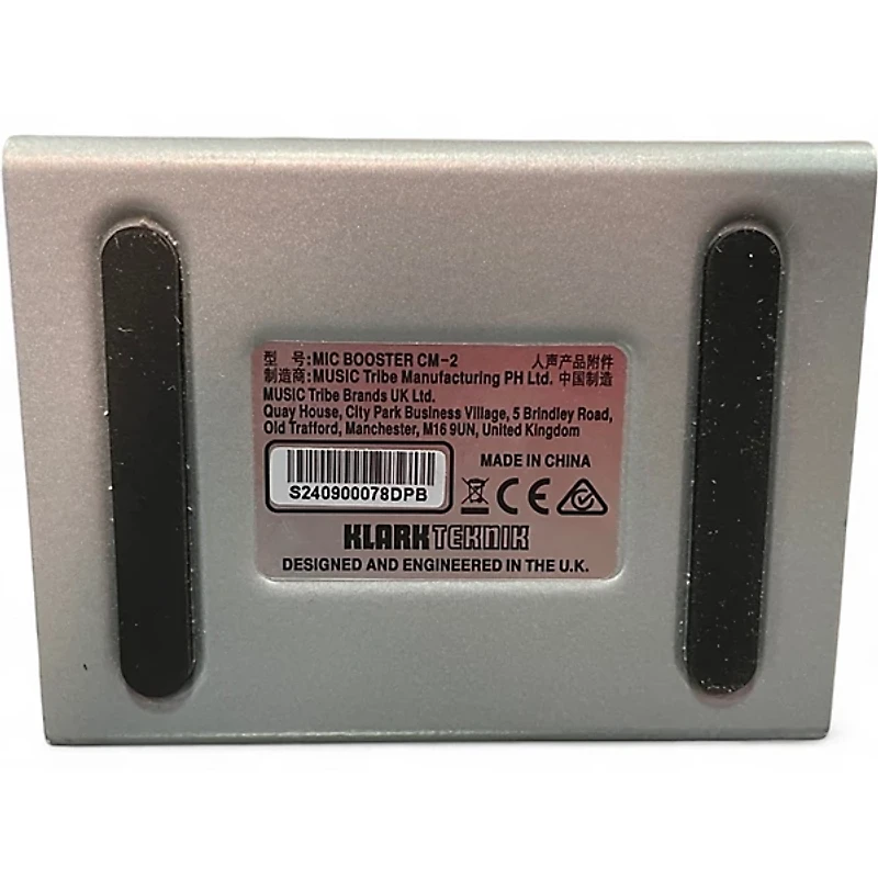 Used Klark Teknik Mic Booster CM-2 Microphone Preamp
