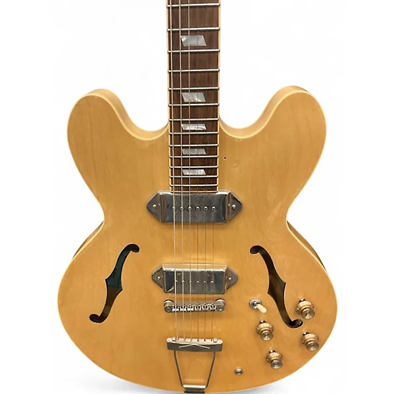 Used Epiphone Casino Natural Hollow Body Electric Guitar
