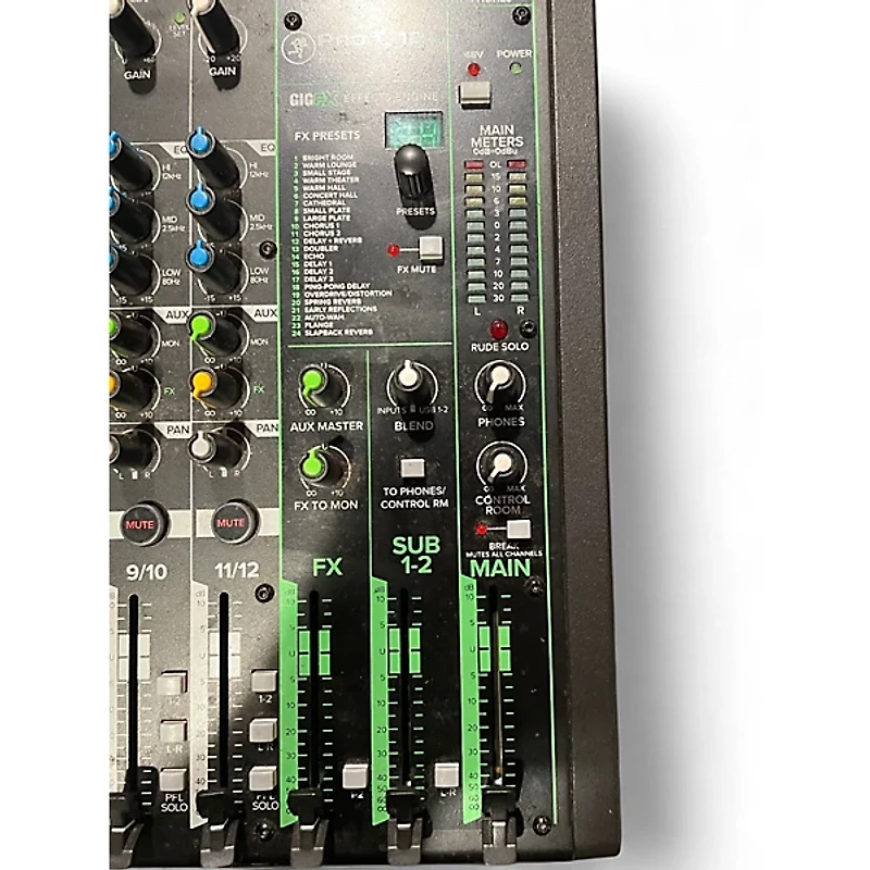 Used Mackie PROFX12 Unpowered Mixer