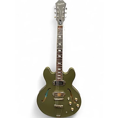 Used Epiphone Casino Hollowbody WORN OLIVE DRAB Hollow Body Electric Guitar