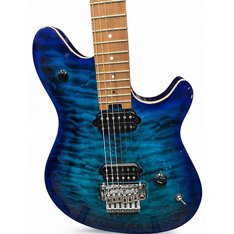 Used EVH wolfgang special qm chlorine burst Solid Body Electric Guitar