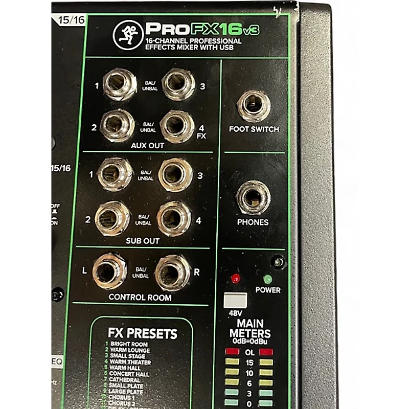 Used Mackie PROFX16V3 Unpowered Mixer