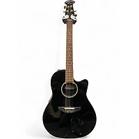 Used Ovation CSE24 Black Acoustic Electric Guitar