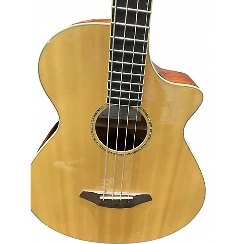 Used Breedlove Studio Bass Natural Acoustic Bass Guitar