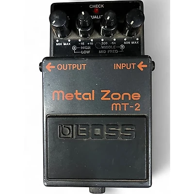 Used BOSS MT2 Metal Zone Distortion Effect Pedal