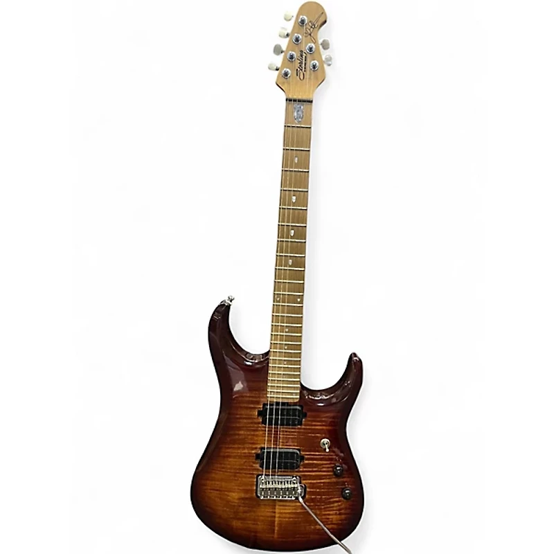 Used Sterling by Music Man JP150 SAHARA BURST Solid Body Electric Guitar