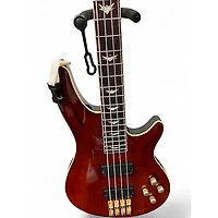 Used Schecter Guitar Research DIAMOND SERIES C-4 Maroon Electric Bass Guitar