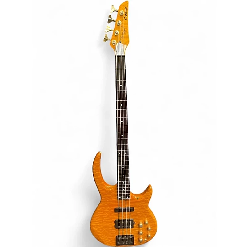 Used Carvin Bunny Brunel Natural Electric Bass Guitar