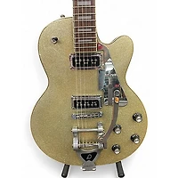 Used DeArmond M75T CHAMPAGNE SPARKLE Solid Body Electric Guitar