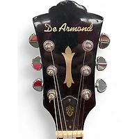 Used DeArmond M75T CHAMPAGNE SPARKLE Solid Body Electric Guitar