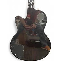 Used DeArmond M75T CHAMPAGNE SPARKLE Solid Body Electric Guitar