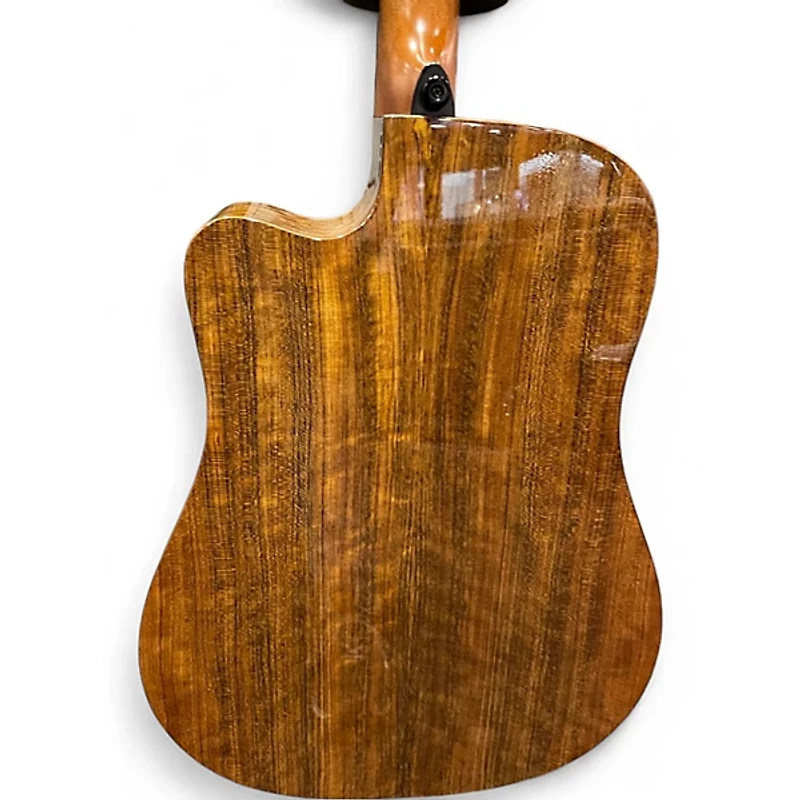 Used Lag Guitars THV20DCE Natural Acoustic Electric Guitar