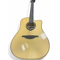 Used Lag Guitars THV20DCE Natural Acoustic Electric Guitar