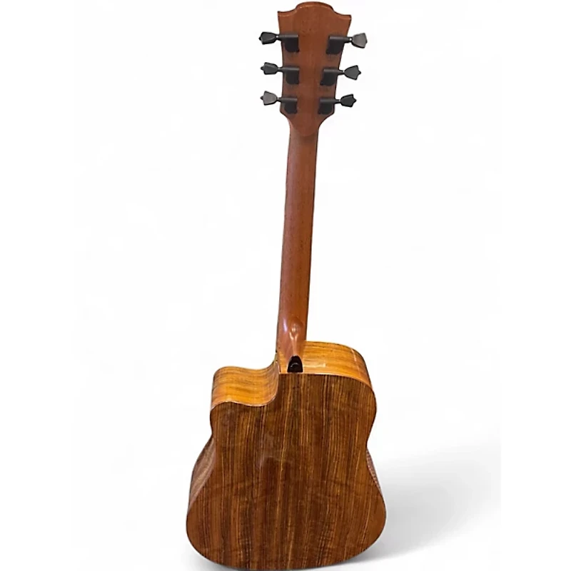 Used Lag Guitars THV20DCE Natural Acoustic Electric Guitar