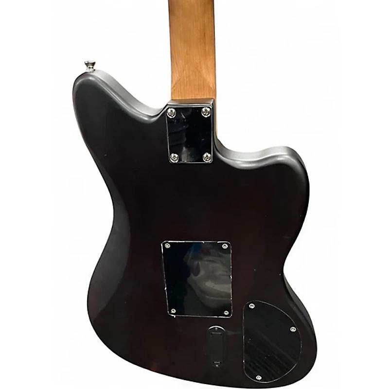 Used Iyv JM Style Hybrid Burgundy Burst Hollow Body Electric Guitar